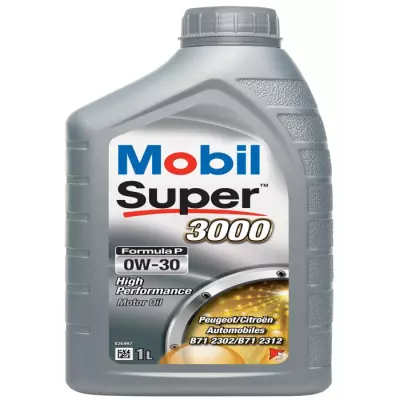 MOBIL Huile-Additif SUPER 3000 Formula-P - Synthetique / 0W30 / 1L