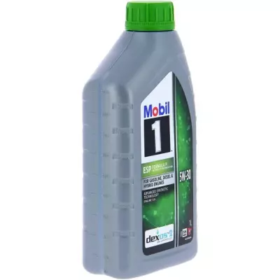 Bidon huile de moteur - MOBIL1 - 5W30 ESP Formula P - 1 L - 4 saisons