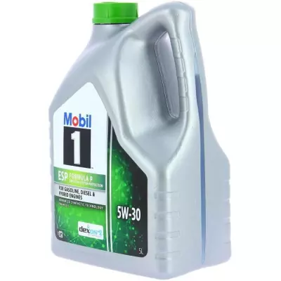 Bidon huile de moteur - MOBIL1 - 5W30 ESP Formula P - 5 L - 4 saisons