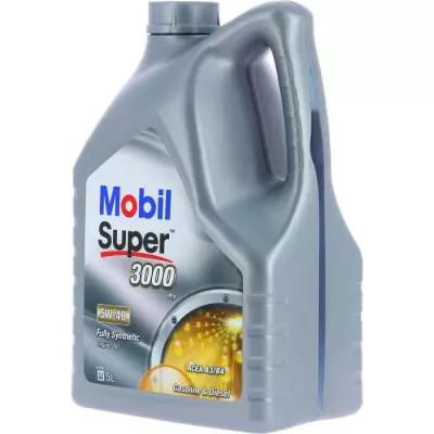 Bidon huile de moteur - MOBIL - S3000 5W40 - 5 L - 4 saisons