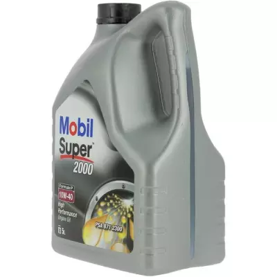 Bidon huile de moteur - MOBIL - S2000 10W40 Formula-P - 5 L - 4 saison