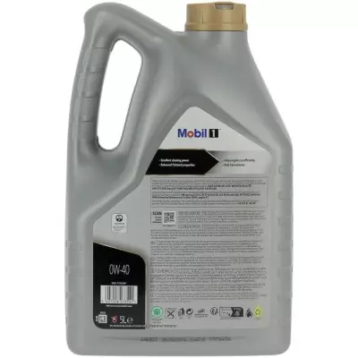 Bidon huile de moteur - MOBIL1 - 0W-40 FS - 5 L - 4 saisons