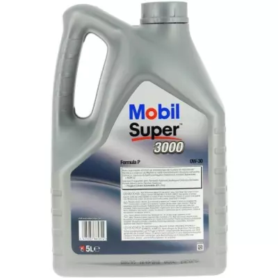 MOBIL Huile-Additif SUPER 3000 Formula-P - Synthetique / 0W30 / 5L