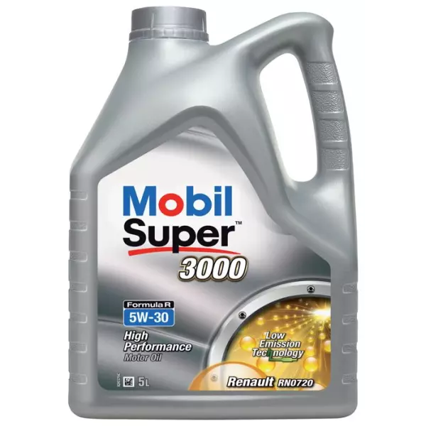 MOBIL Huile-Additif SUPER 3000 Formula-R - Synthetique / 5W30 / 5L