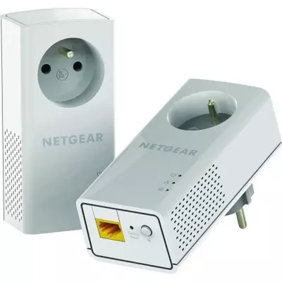 NETGEAR Pack de 2 adaptateurs CPL 2000 Mbit/s- 2 ports 10/100/1000 RJ4