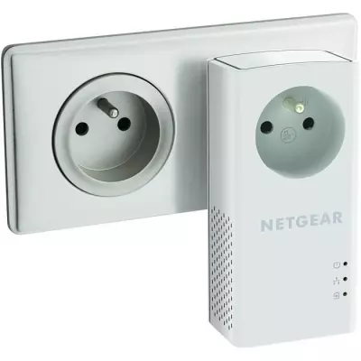 NETGEAR Pack de 2 adaptateurs CPL 2000 Mbit/s- 2 ports 10/100/1000 RJ4