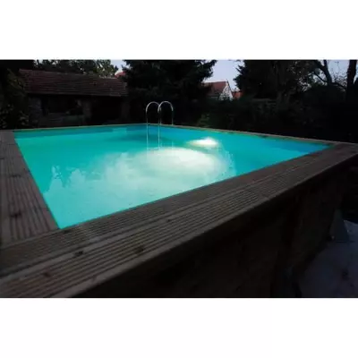 Spot LED 350 blanc pour piscines bois UBBINK - ABS - IP68 - 24W - 12VA