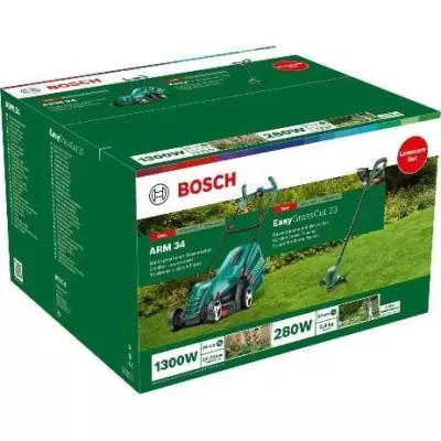 BOSCH Tondeuse a gazon électrique ARM 34-largeur de coupe 34 cm-1300W