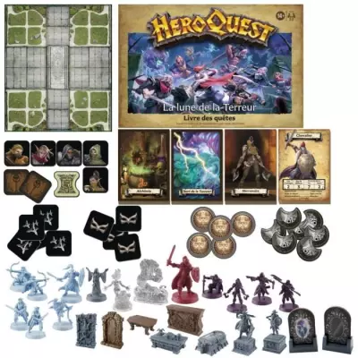 HeroQuest, pack de quete La lune de la Terreur, systeme de jeu HeroQue