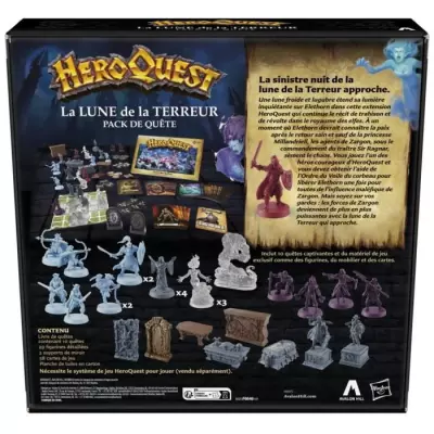 HeroQuest, pack de quete La lune de la Terreur, systeme de jeu HeroQue