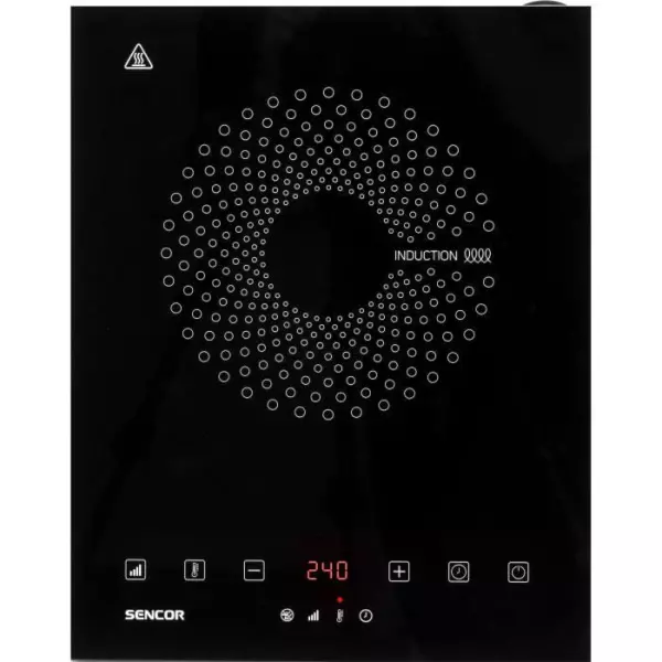 Plaque de cuisson a induction - SENCOR - SCP 3601GY - 2000 W - 1 foyer - Noir