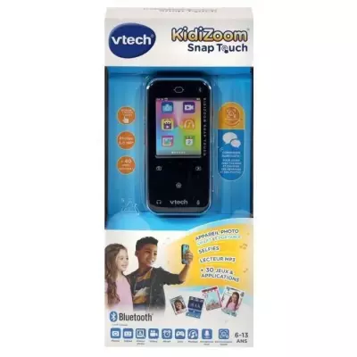 Appareil photo KidiZoom Snap Touch Bleu - VTECH - 6-13 ans - Double ob