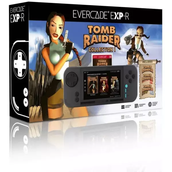 Pack Console rétrogaming - Evercade EXP-R Tomb Raider 1-2-3