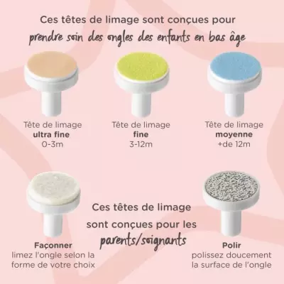 Lime a ongles électrique - TOMMEE TIPPEE - Coupe-ongles - Eclairage L