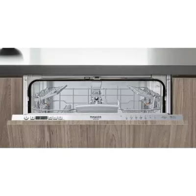 Lave-vaisselle tout intégrable HOTPOINT HI5030W - 14 couverts - Induc