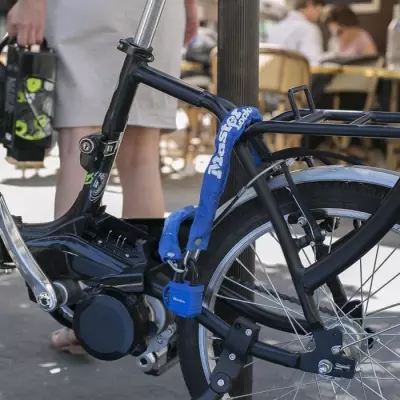 MASTER LOCK Chaîne Antivol Vélo avec Cadenas a Clé - Idéal pour le