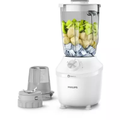 Blender - PHILIPS - Serie 3000 HR2291/20 – Blanc – Bol en verre ca