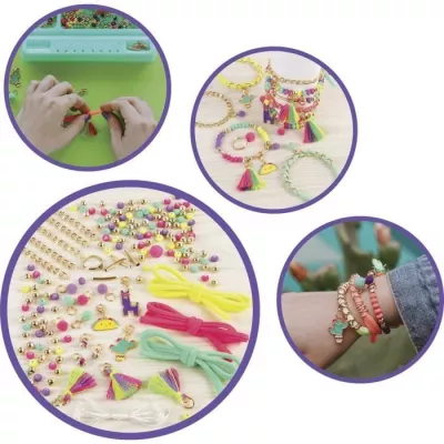 Set de perles Fluo pour fabrication de bijoux enfants - Make It Real -