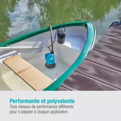 GARDENA Pompe immergée eau claire 200/2 Li-ion 18V P4A– Débit max