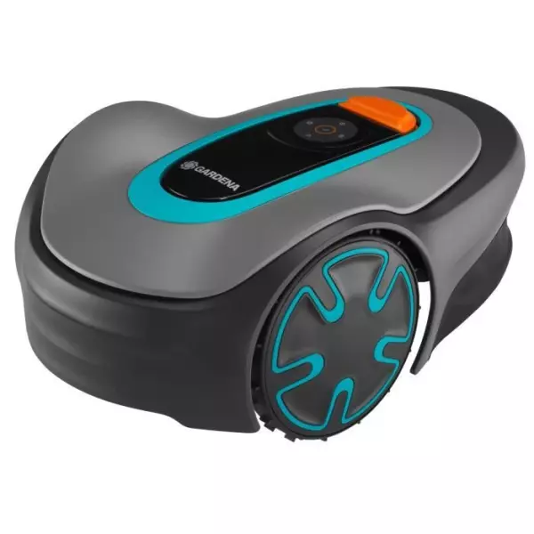 GARDENA Tondeuse robot SILENO minimo 250 – Connexion Bluetooth – Surface tonte max 250m² – Triple lames pivotantes (15201