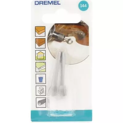 Fraises haute vitesse en acier DREMEL 144 (Ø 7,8mm) pour sculpter et