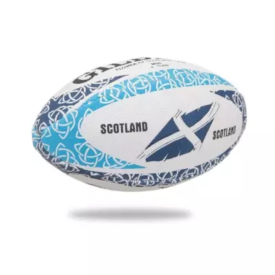 GILBERT Ballon de rugby MASCOTTES - Ecosse Flower of Scotland - Taille