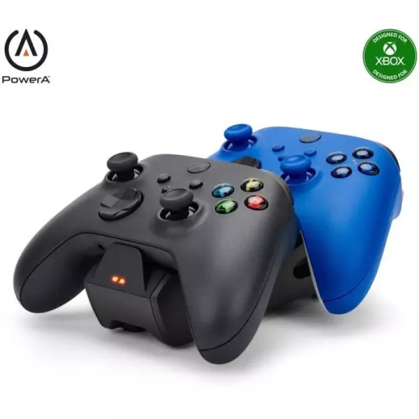 Station de Charge duo - POWER A - 1519564-01 - Pour manettes sans fil Xbox Series X|S - Noir