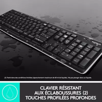 Ensemble clavier et souris - Logitech combo clavier et souris sans fil