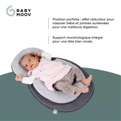 Babymoov Cosydream Original Smokey Support Morphologique, Réducteur N