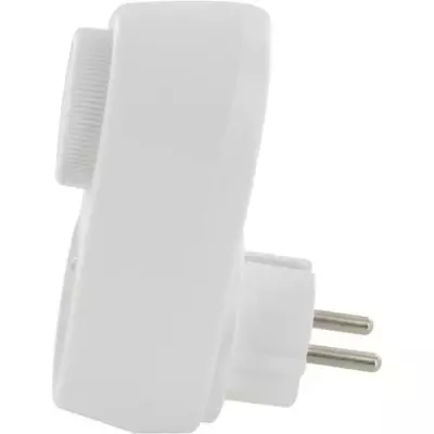 Prise dimmer - CHACON - 54041 - Blanc - 200W - Compatible LED et incan