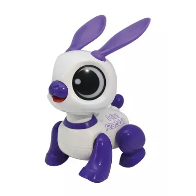 Power Rabbit Mini - Robot lapin avec effets lumineux et sonores, contr