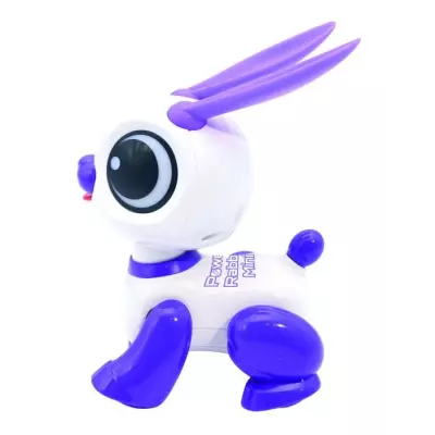 Power Rabbit Mini - Robot lapin avec effets lumineux et sonores, contr