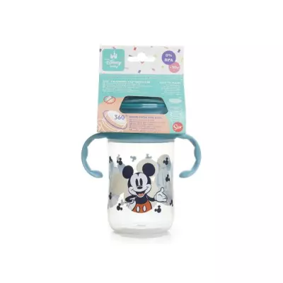 TASSE D'APPRENTISSAGE 360 DEGRES - 360 training cup with lid MICKEY