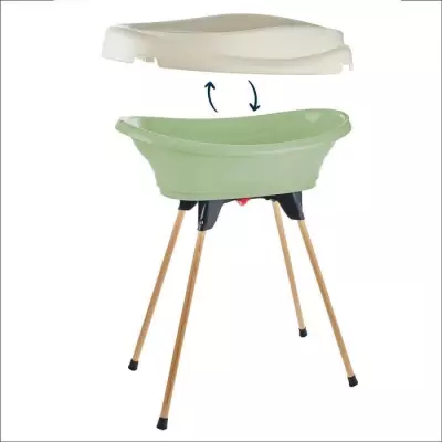 Pack plan a langer et baignoire - THERMOBABY - VASCO - Vert Céladon -