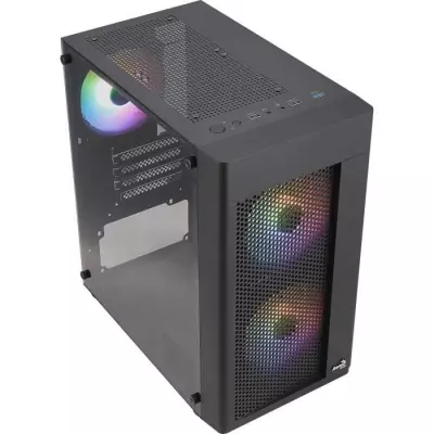 Boîtier PC - AEROCOOL - Hexform G v2 (Noir) - Mini tour - Format Micr