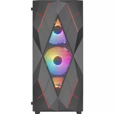 Boîtier PC - AEROCOOL - Volcan G v1 (Noir) - Moyen tour - Format ATX