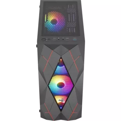 Boîtier PC - AEROCOOL - Volcan G v1 (Noir) - Moyen tour - Format ATX