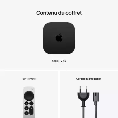 Passerelle multimédia Apple TV 4K 64 Go 3eme génération