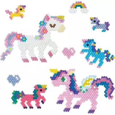 Aquabeads - Licornes féériques - Loisir créatif - 1500 perles - Ros