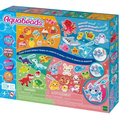 Le coffret créatif 4 en 1 - AQUABEADS - 35072 - 1900 perles pour cré