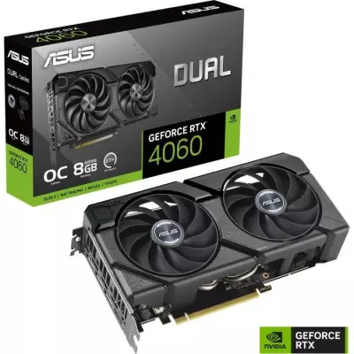 Carte Graphique - ASUS - Dual -RTX4060-O8G-EVO NVIDIA GeForce RTX 4060