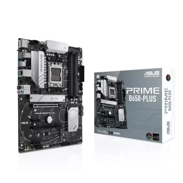 Carte Mere - ASUS - PRIME B650-PLUS - Socket AM5 - DDR5 - ATX - 128 Go - PCIe 4.0 - SATA-600