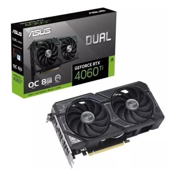 ASUS - Carte Graphique - DUAL-RTX4060TI-O8G