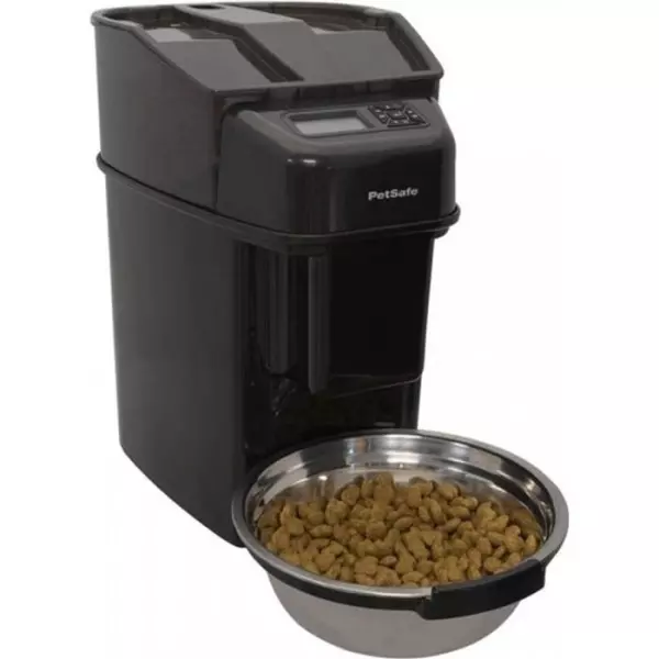 PetSafe - Distributeur Automatique de Croquettes pour Chien/Chat 5.6L Simply Feed- Jusqu'a 12 Repas,Fonctionne avec piles ou