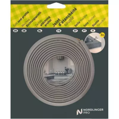 Joint d'Étanchéité - NORDLINGER PRO - 3 m - Gris Alu