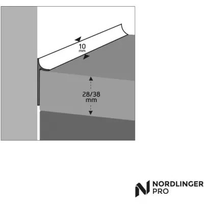 Joint d'Étanchéité - NORDLINGER PRO - 3 m - Gris Alu