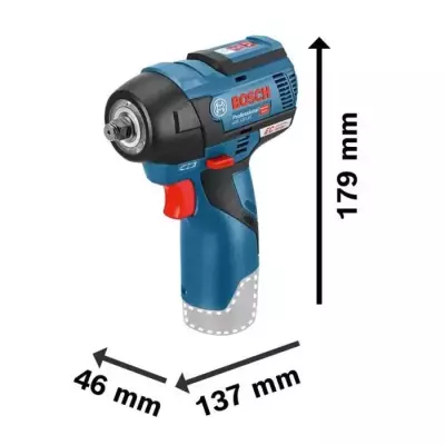 Boulonneuse Bosch Professional GDS 12V-115 + 2 batteries 3,0Ah + L-BOX