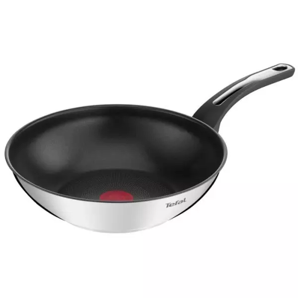 TEFAL Emotion Wok 28 cm, Induction, Revetement antiadhésif, Poignée robuste, Garantie 10 ans E3001904