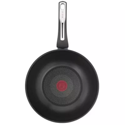 TEFAL Emotion Wok 28 cm, Induction, Revetement antiadhésif, Poignée