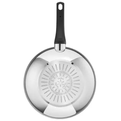 TEFAL Emotion Wok 28 cm, Induction, Revetement antiadhésif, Poignée